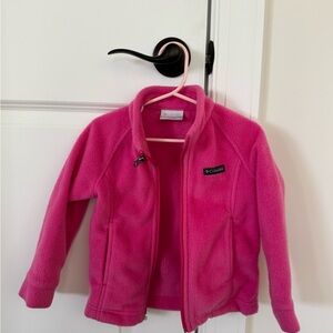 Columbia Kids Bright Pink Fleece Jacket